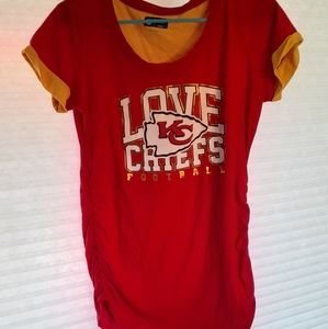KC Kansas City Chiefs Maternity Shirt